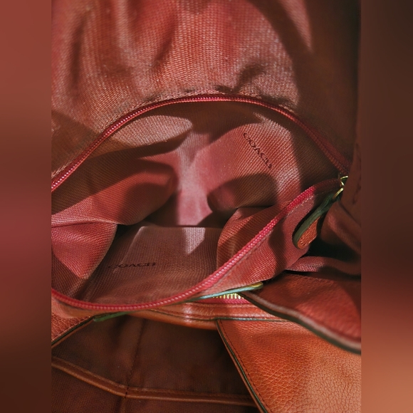 Coach EDIE Pebbled Leather Hobo/Shoulder bag - Picture 12 of 16